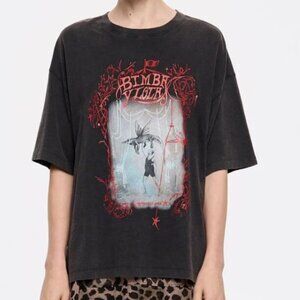 Oversize black logo T-shirt